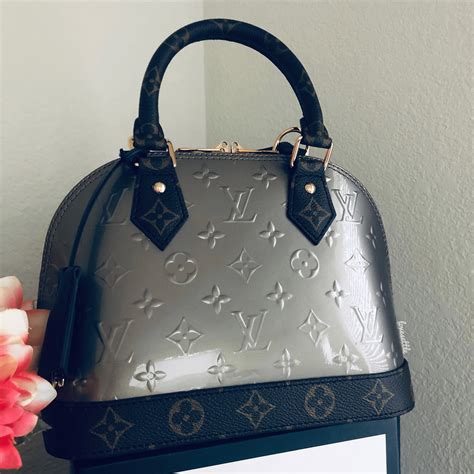 alma bb louis vuitton vernis|authentic Louis Vuitton Alma handbag.